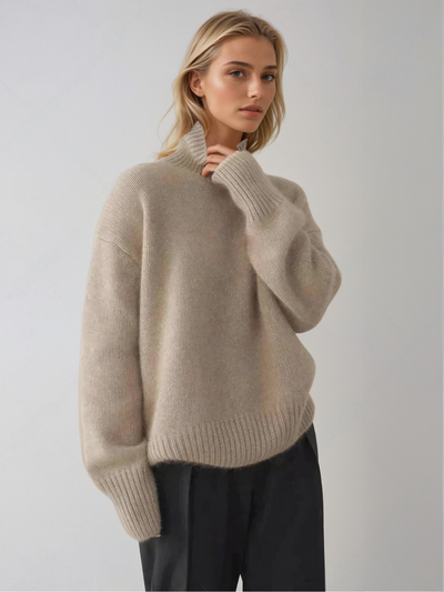 Hélène™ - Pull en turtleneck tricoté confortable