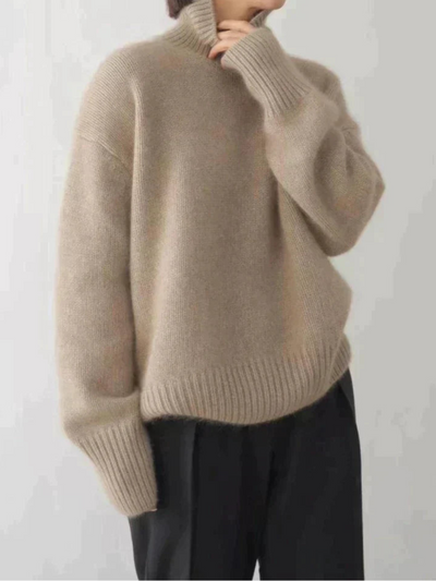 Hélène™ - Pull en turtleneck tricoté confortable