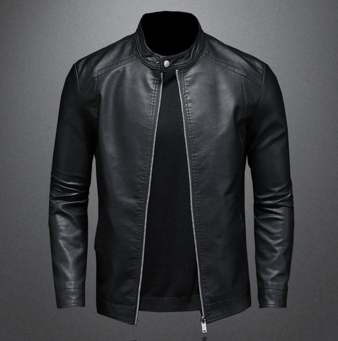 Julien™ - Blouson Moto en Cuir pour Homme