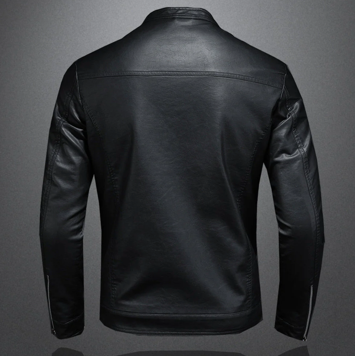 Julien™ - Blouson Moto en Cuir pour Homme