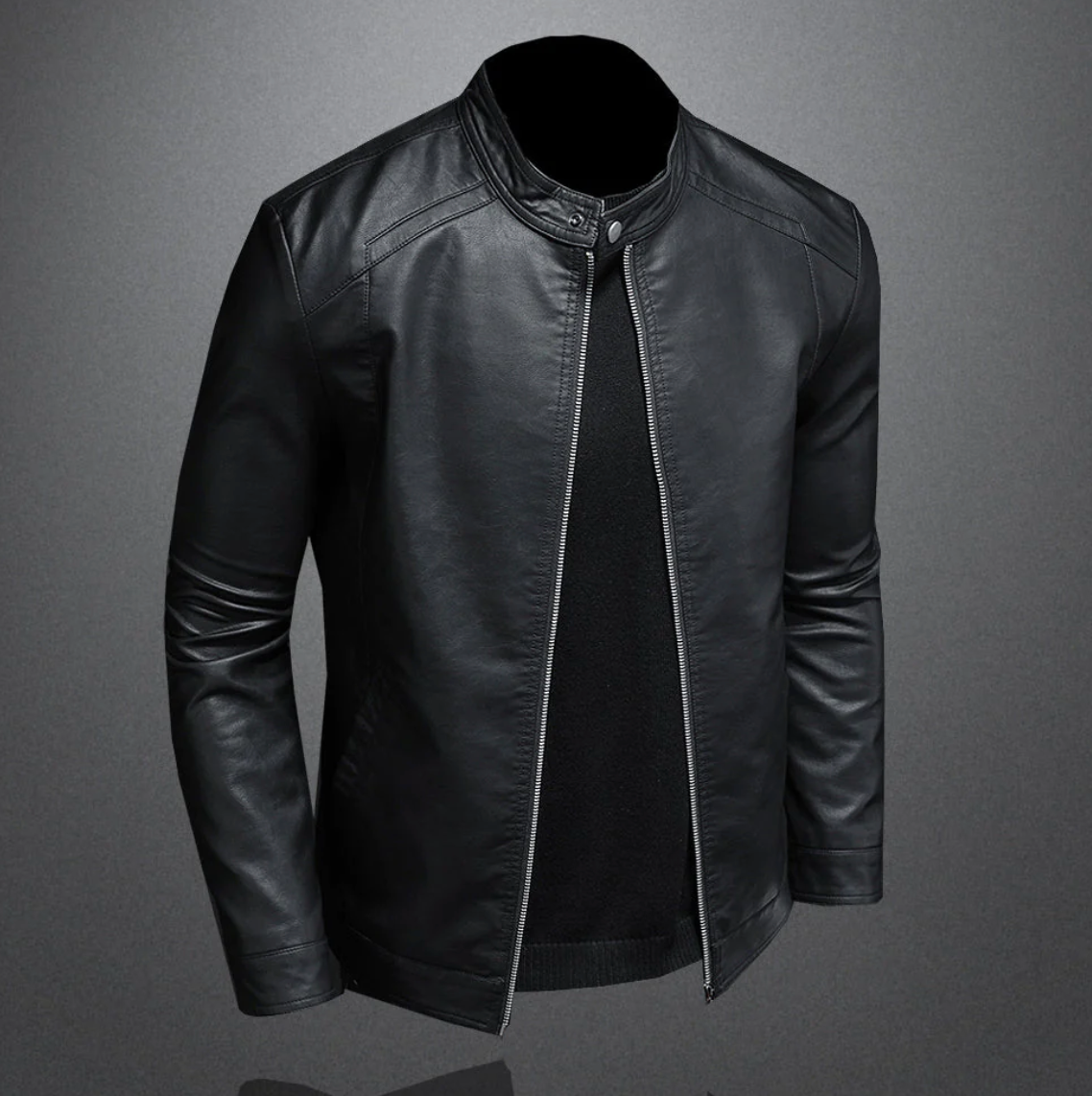 Julien™ - Blouson Moto en Cuir pour Homme