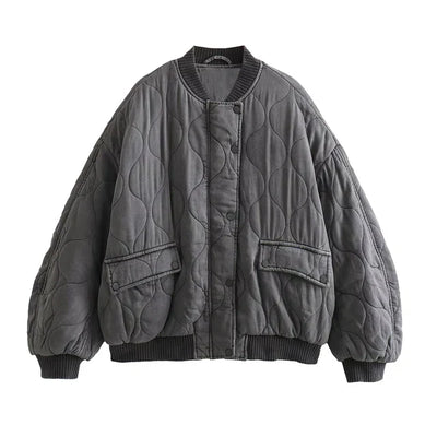 Alice™ - Bomber Jacket Loose in Cotone