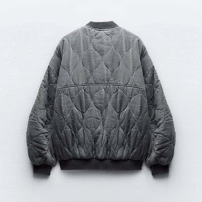 Alice™ - Bomber Jacket Loose in Cotone