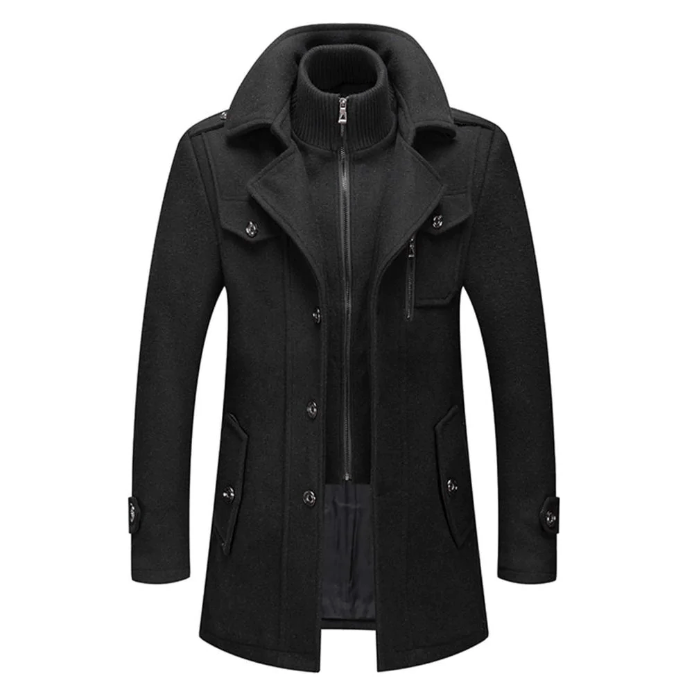 Nicolas™ - Manteau d'Hiver Élégant en Laine