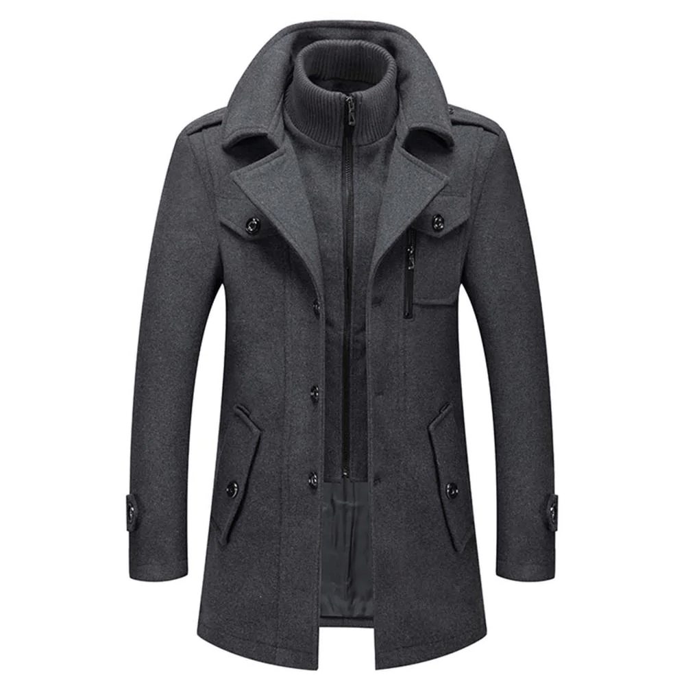 Nicolas™ - Manteau d'Hiver Élégant en Laine