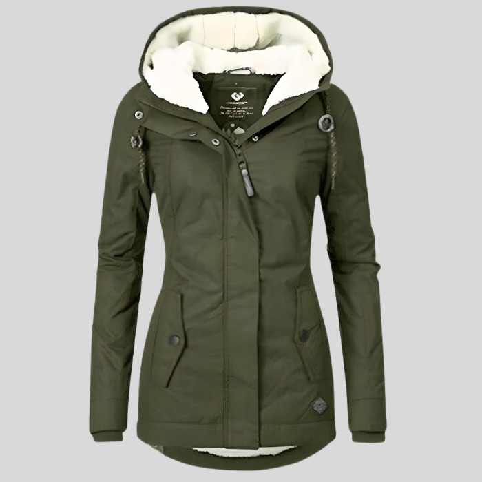 Hélène™ - Manteau Imperméable Doublé en Fleece