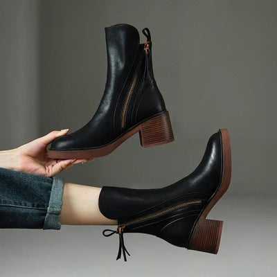 Claire™ - Bottines en cuir premium