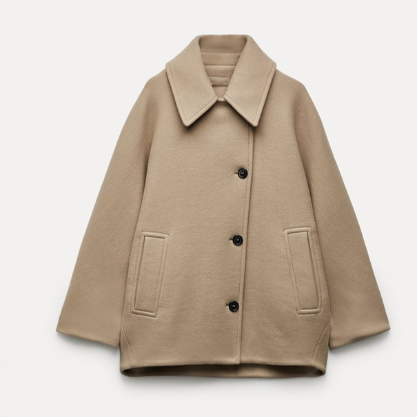 Céline™ - Manteau Oversized en Laine